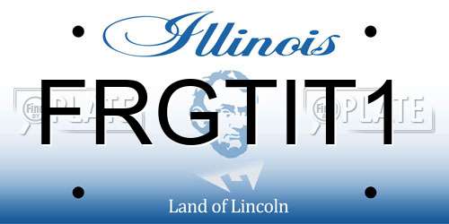 FRGTIT1 Illinois License Plate