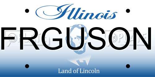 FRGUSON Illinois License Plate