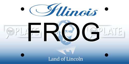 FROG Illinois License Plate