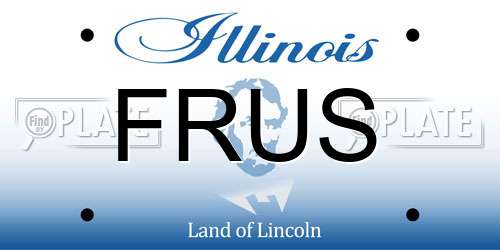 FRUS Illinois License Plate