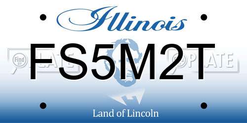 FS5M2T Illinois License Plate
