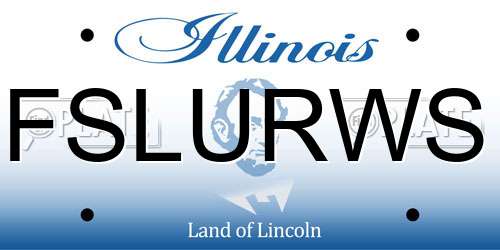 FSLURWS Illinois License Plate
