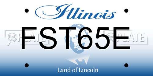 FST65E Illinois License Plate