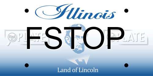 FSTOP Illinois License Plate