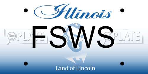 FSWS Illinois License Plate