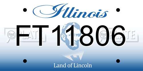 FT11806 Illinois License Plate