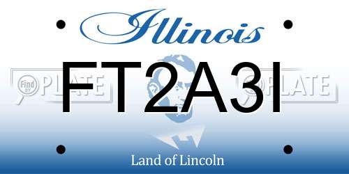 FT2A3I Illinois License Plate