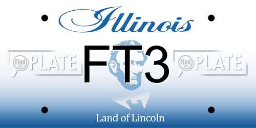 FT3 Illinois License Plate