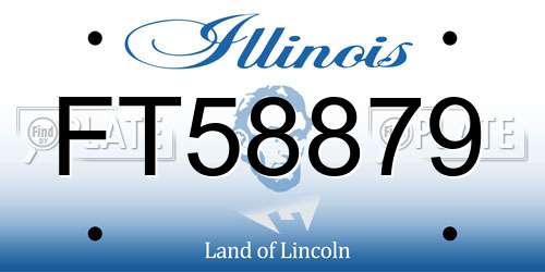 FT58879 Illinois License Plate
