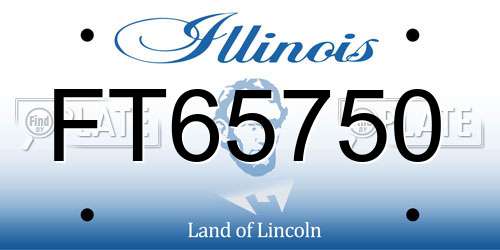 FT65750 Illinois License Plate