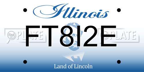 FT8I2E Illinois License Plate