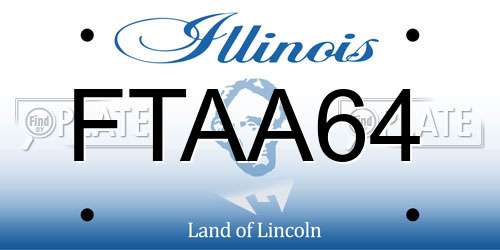 FTAA64 Illinois License Plate