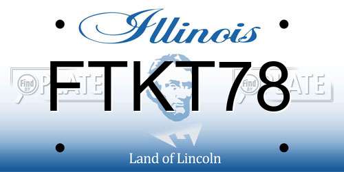 FTKT78 Illinois License Plate
