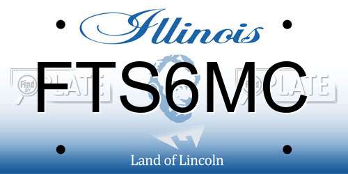 FTS6MC Illinois License Plate