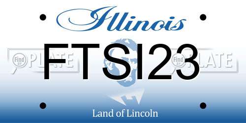 FTSI23 Illinois License Plate