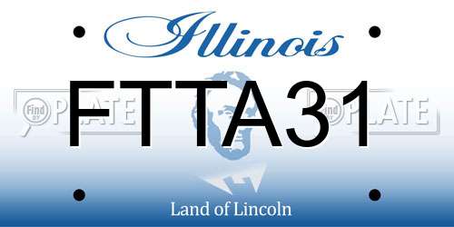 FTTA31 Illinois License Plate
