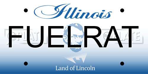 FUELRAT Illinois License Plate