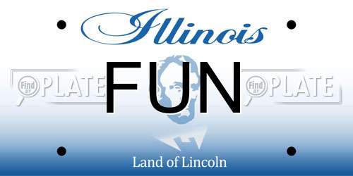 FUN Illinois License Plate
