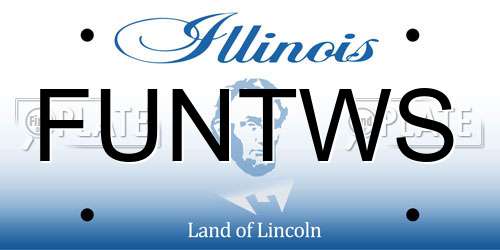 FUNTWS Illinois License Plate