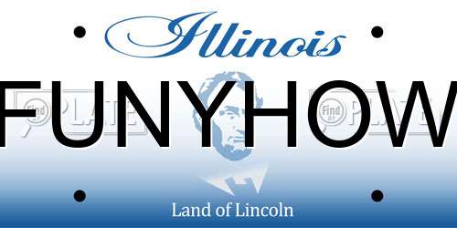 FUNYHOW Illinois License Plate