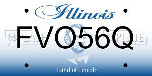 FVO56Q Illinois License Plate