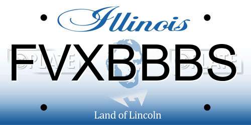 FVXBBBS Illinois License Plate