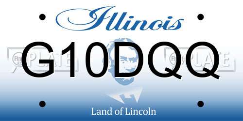 G10DQQ Illinois License Plate