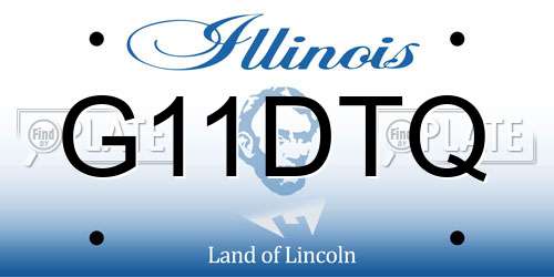 G11DTQ Illinois License Plate