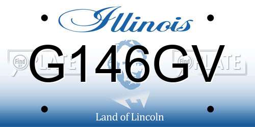 G146GV Illinois License Plate