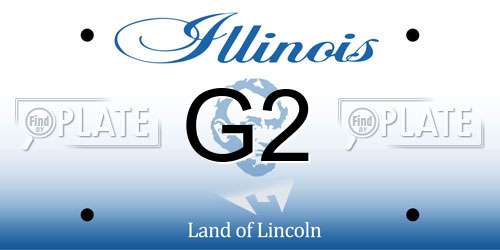 G2 Illinois License Plate
