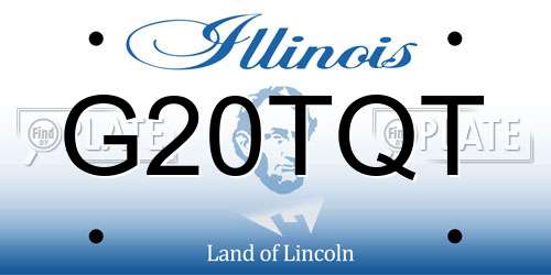 G20TQT Illinois License Plate