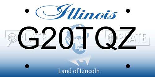 G20TQZ Illinois License Plate