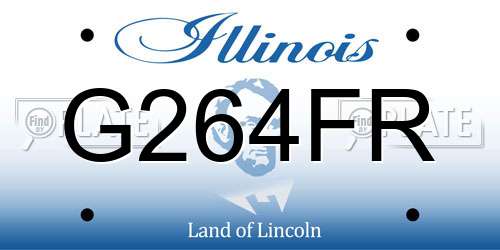 G264FR Illinois License Plate
