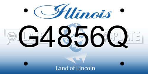 G4856Q Illinois License Plate