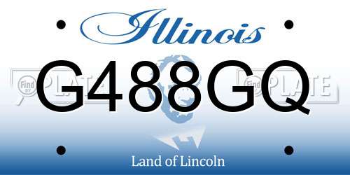 G488GQ Illinois License Plate