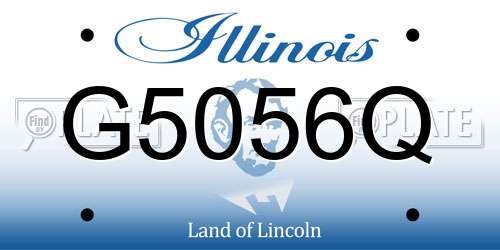 G5056Q Illinois License Plate