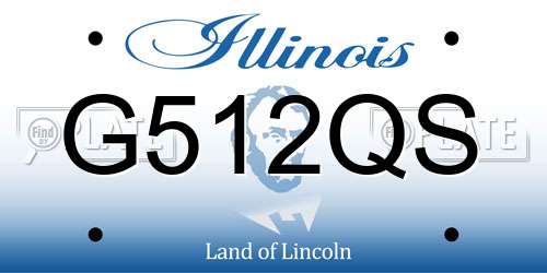 G512QS Illinois License Plate