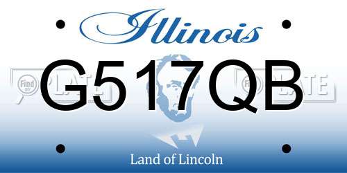 G517QB Illinois License Plate
