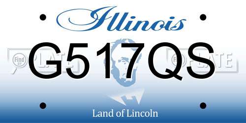 G517QS Illinois License Plate