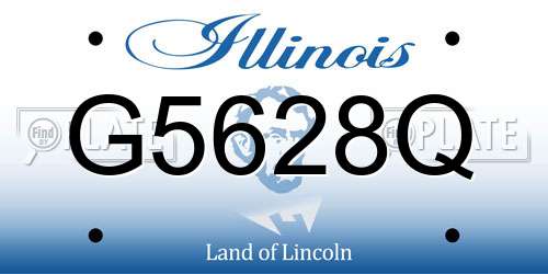 G5628Q Illinois License Plate