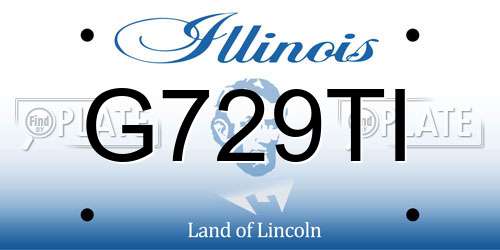 G729TI Illinois License Plate