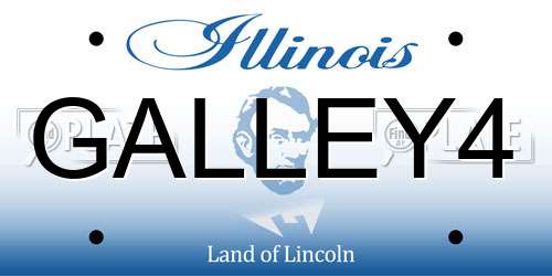 GALLEY4 Illinois License Plate