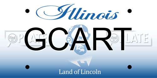 GCART Illinois License Plate