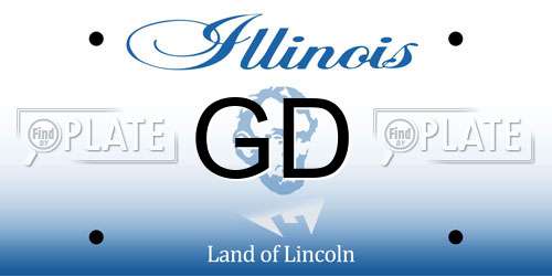 GD Illinois License Plate