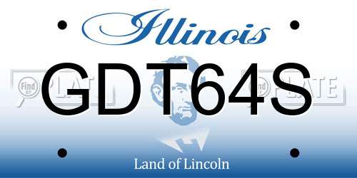 GDT64S Illinois License Plate
