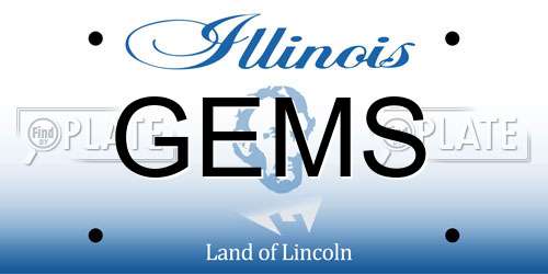 GEMS Illinois License Plate