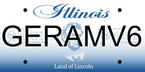 GERAMV6 Illinois License Plate