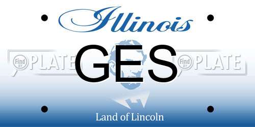 GES Illinois License Plate