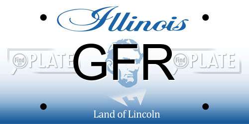 GFR Illinois License Plate