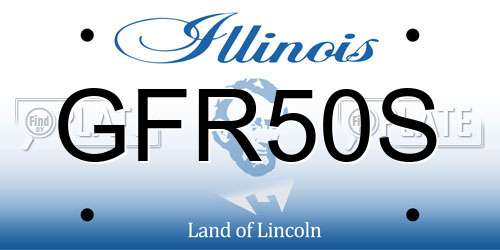 GFR50S Illinois License Plate